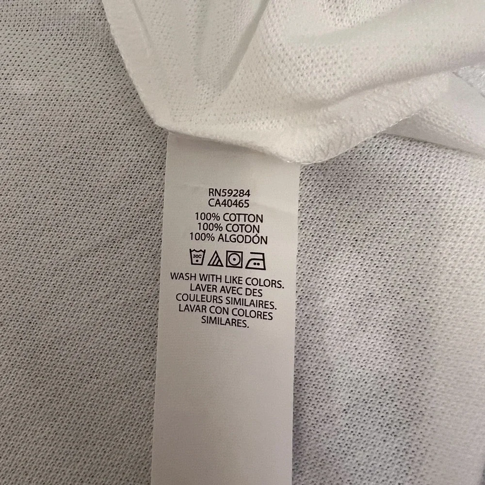 The Childrens Place Kids Boys XL 14 White Uniform Short Sleeve Polo Shirt NWT‎